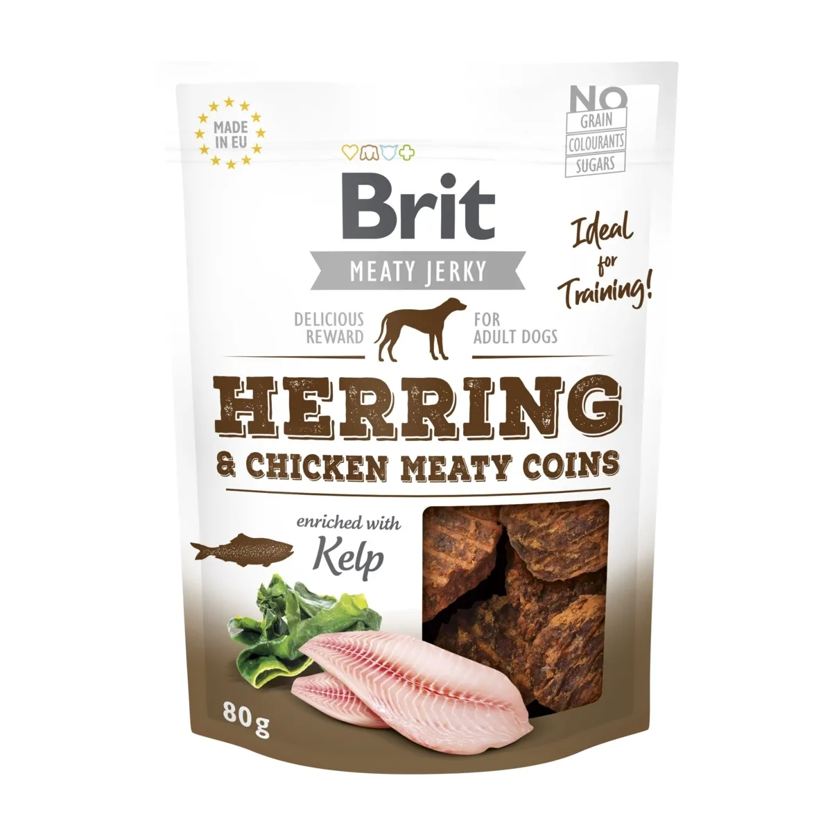 Brit Care Meaty Coins koera maius, heeringas, 80 g - Tootepilt