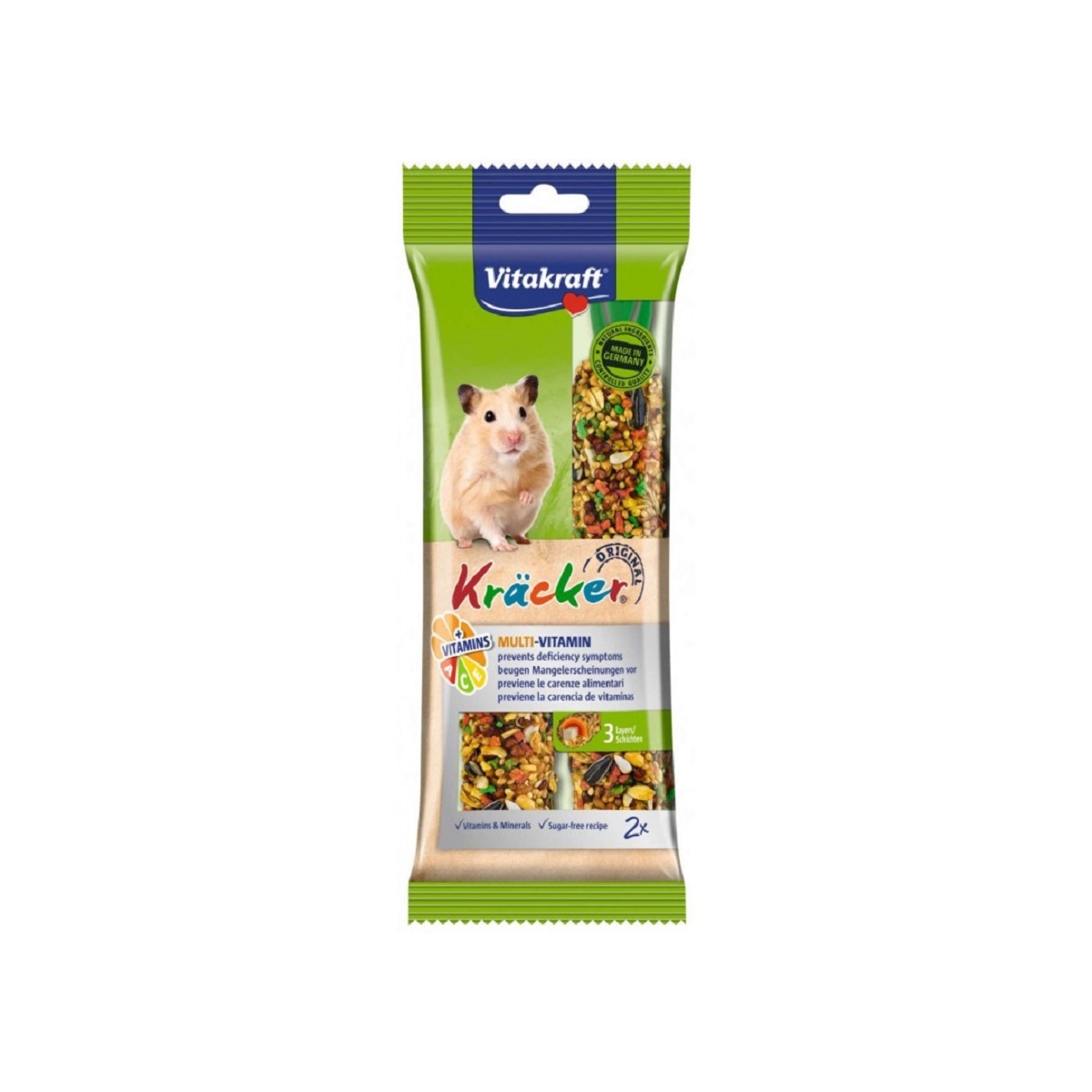 Vitakraft hamstrite maius Kräcker Multi-Vitamin, 2 tk