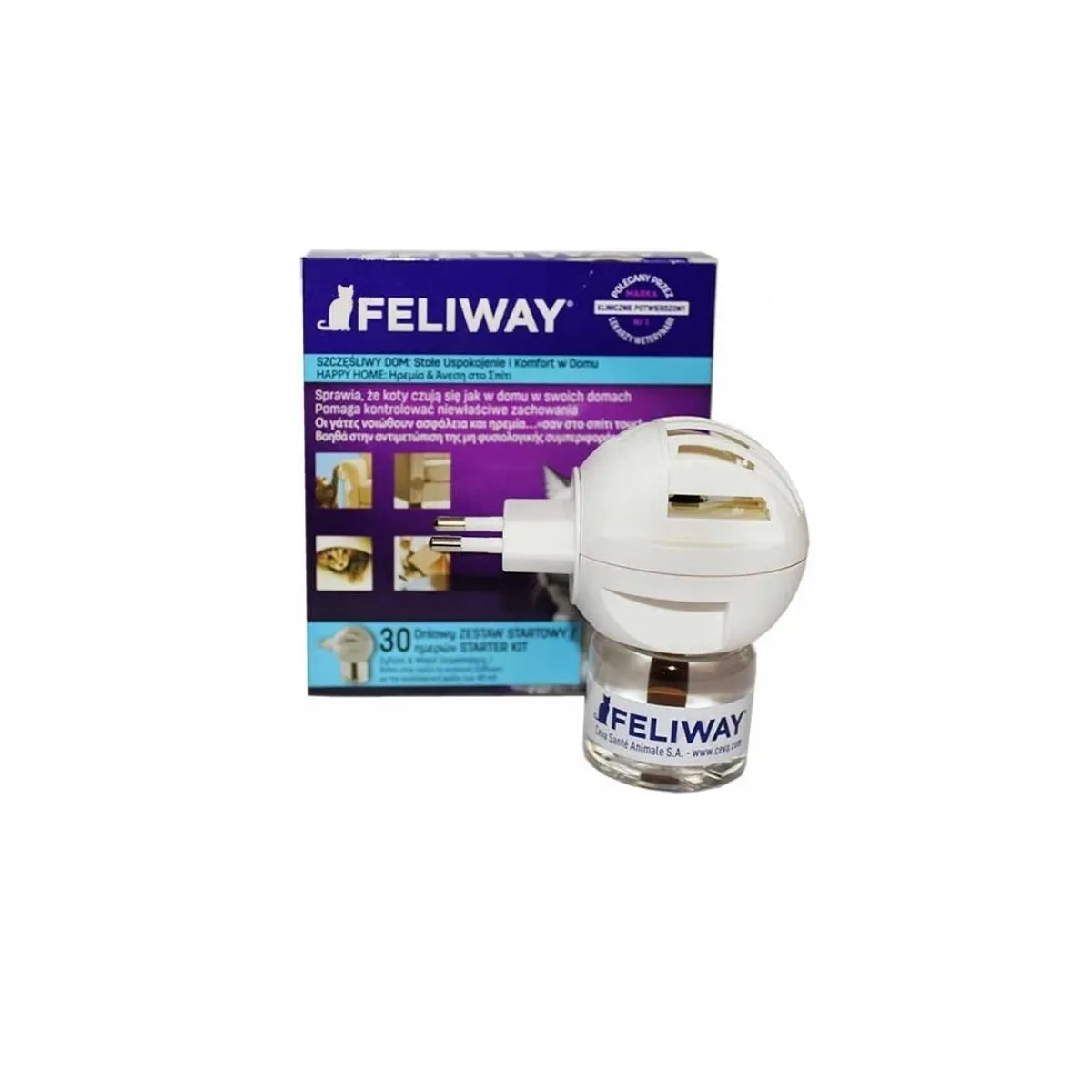 Feliway kassi difuusor ja täitepudel, 48 ml - Tootepilt