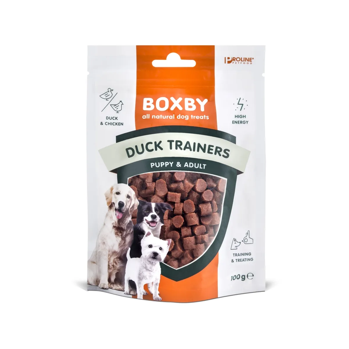 Boxby treeningmaius koerale pardilihaga 100 g - Tootepilt
