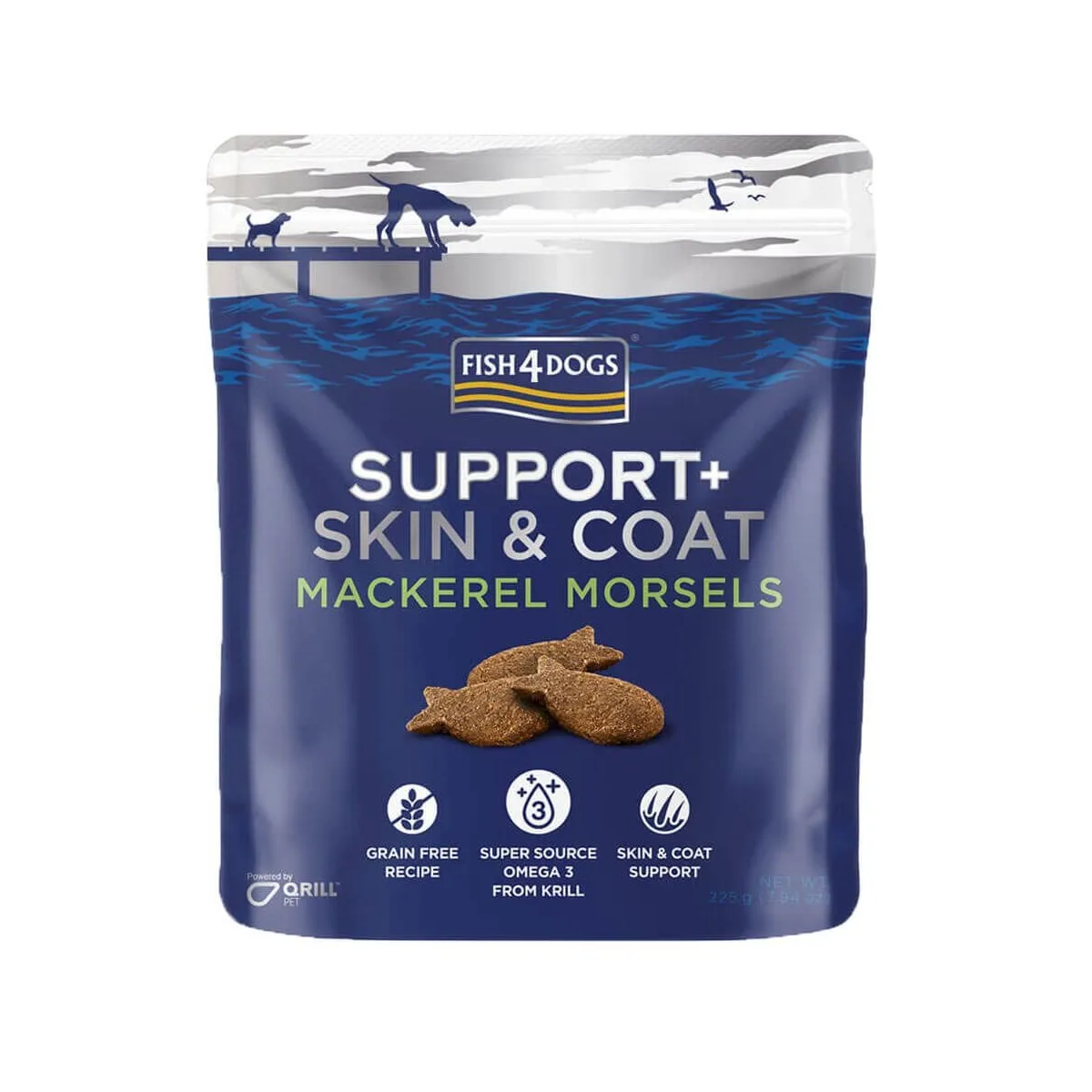 Fish4Dogs maiused koertele, värske makerelliga 225 g - Tootepilt