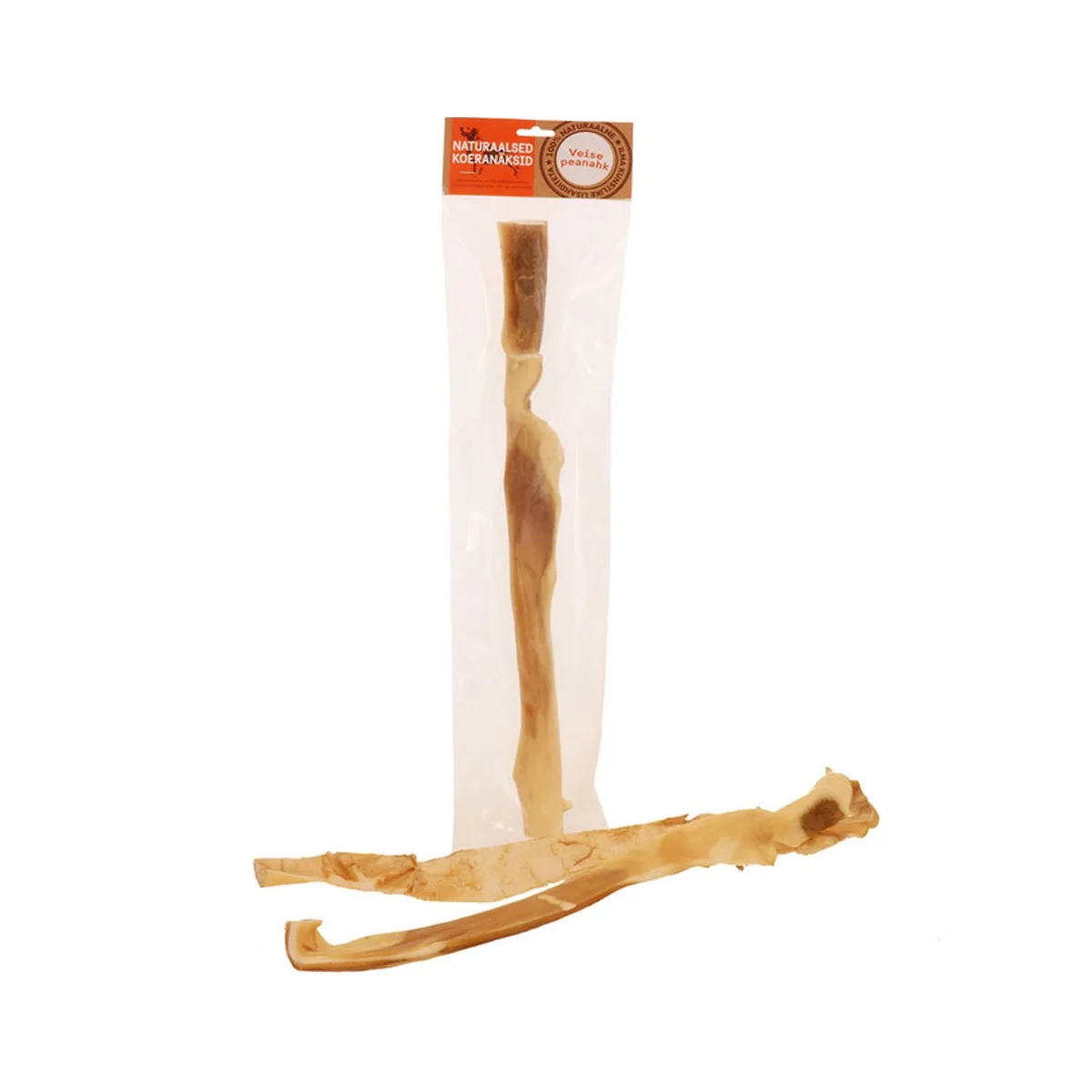 Naturaalne maius koertele, veise peanahk 50 cm, 1 kg - Tootepilt