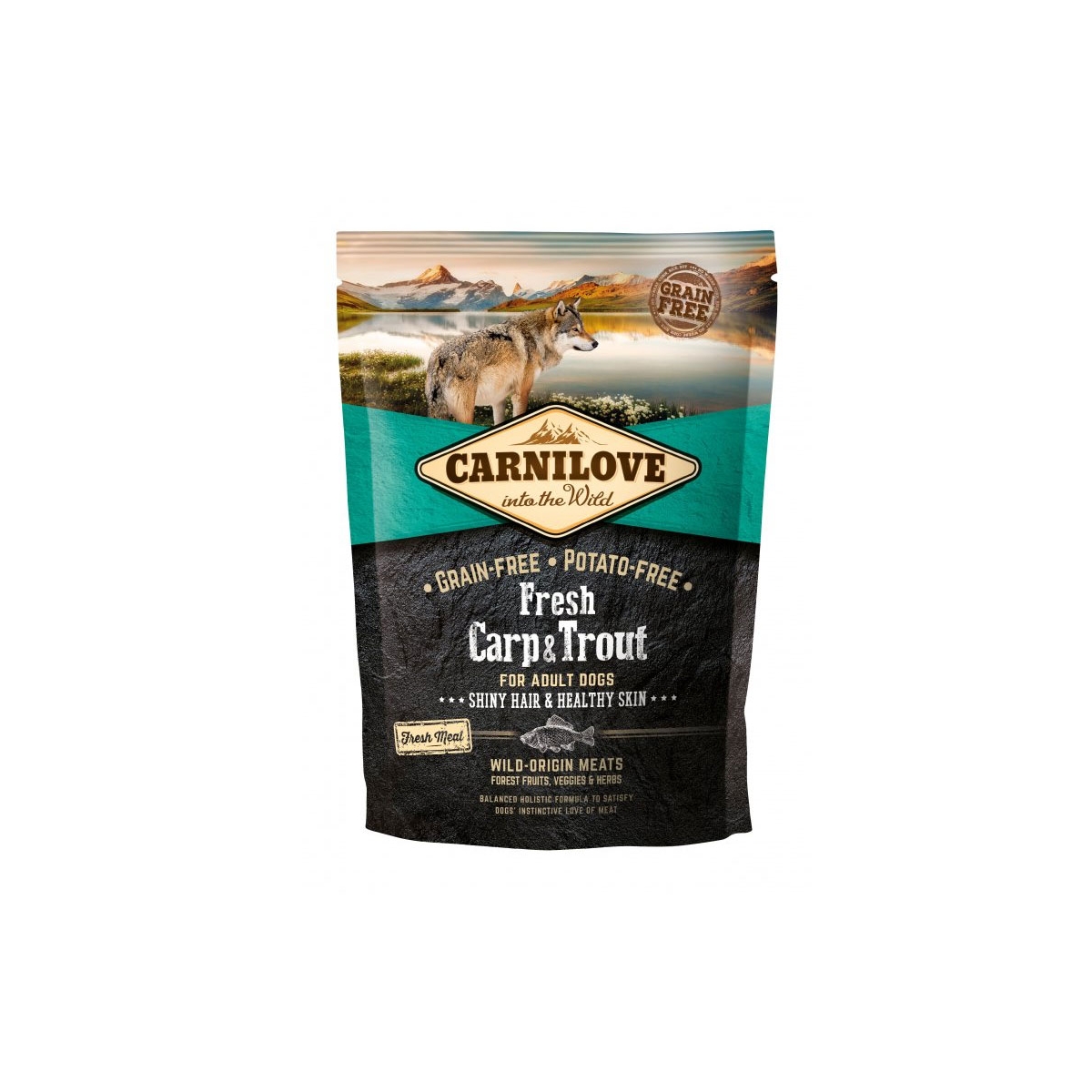 Carnilove Fresh koera täissööt karpkala ja forelliga 1,5 kg