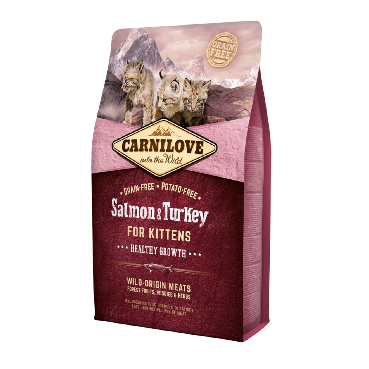 Carnilove kassipoja kuivtoit, lõhe/kalkun, 400 g - Tootepilt