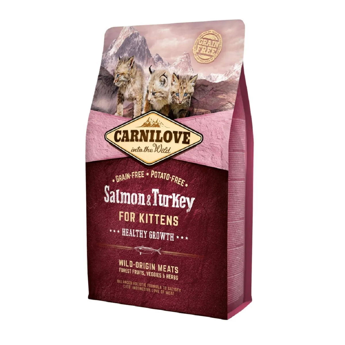 Carnilove kassipoja kuivtoit, lõhe/kalkun, 400 g - Tootepilt