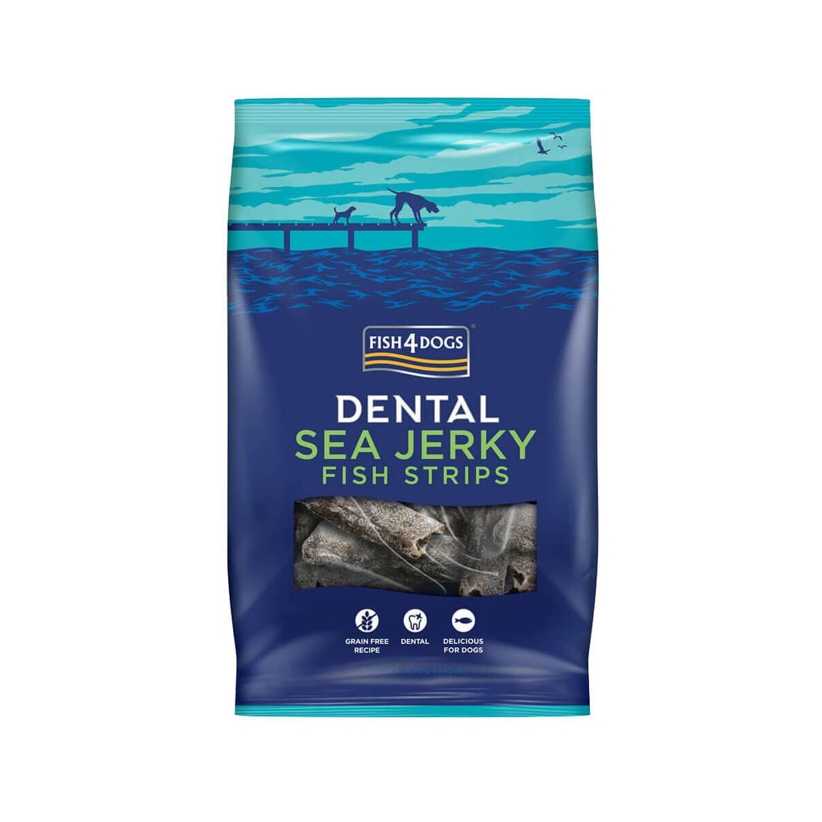 Fish4Dogs maius kalanahast ribad 100 g - Tootepilt