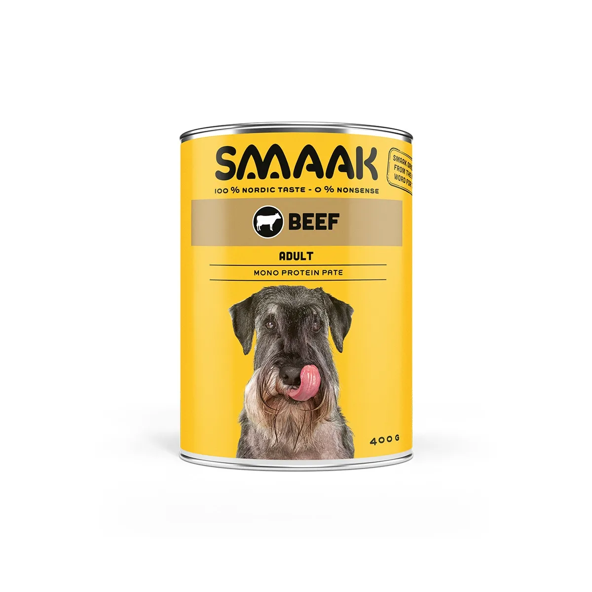 SMAAK koerakonserv, veis/riis, 400 g - Tootepilt