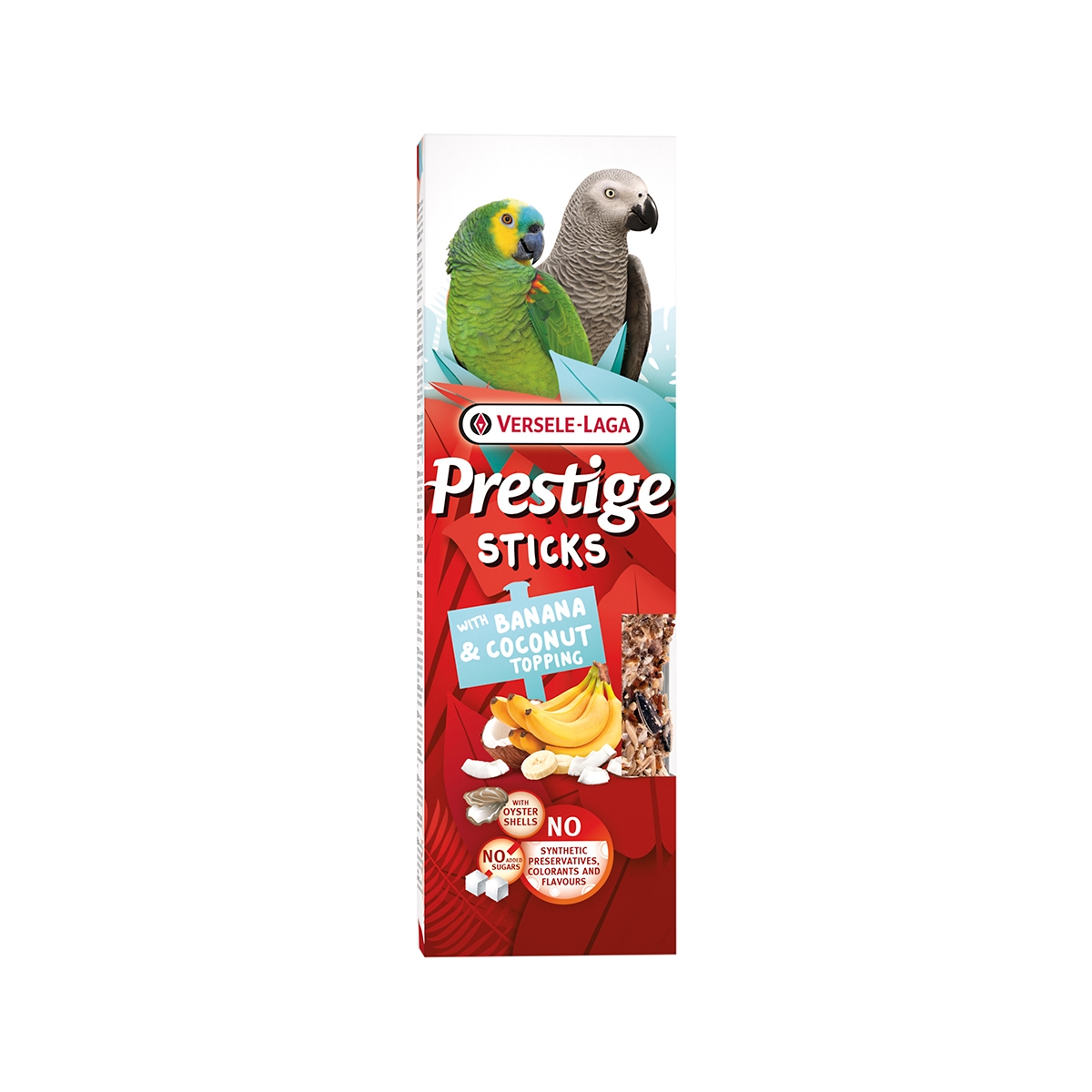 Versele-Laga Prestige maius papagoidele, banaan/kookos, 2 tk - Tootepilt