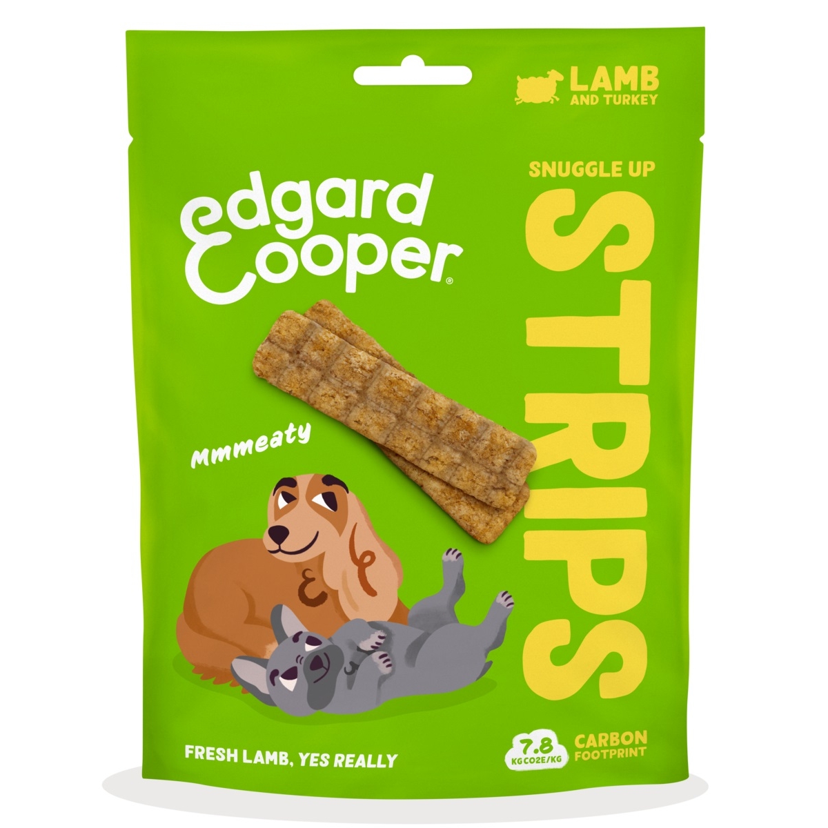Edgard Cooper Strips koera maius, lammas/kalkun, 75 g - Tootepilt