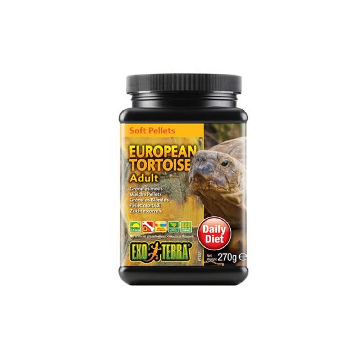 Exo Terra sööt täiskasvanud kilpkonnadele, 270 g