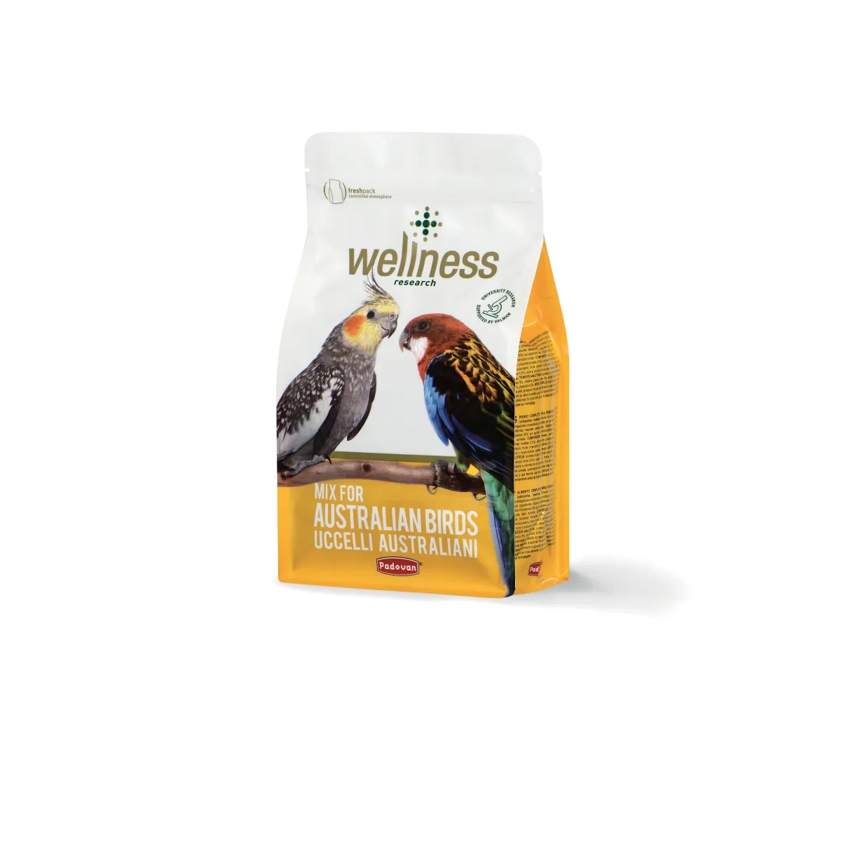 Padovan Wellness Australian Bird täistoit lindudele 850 g - Tootepilt