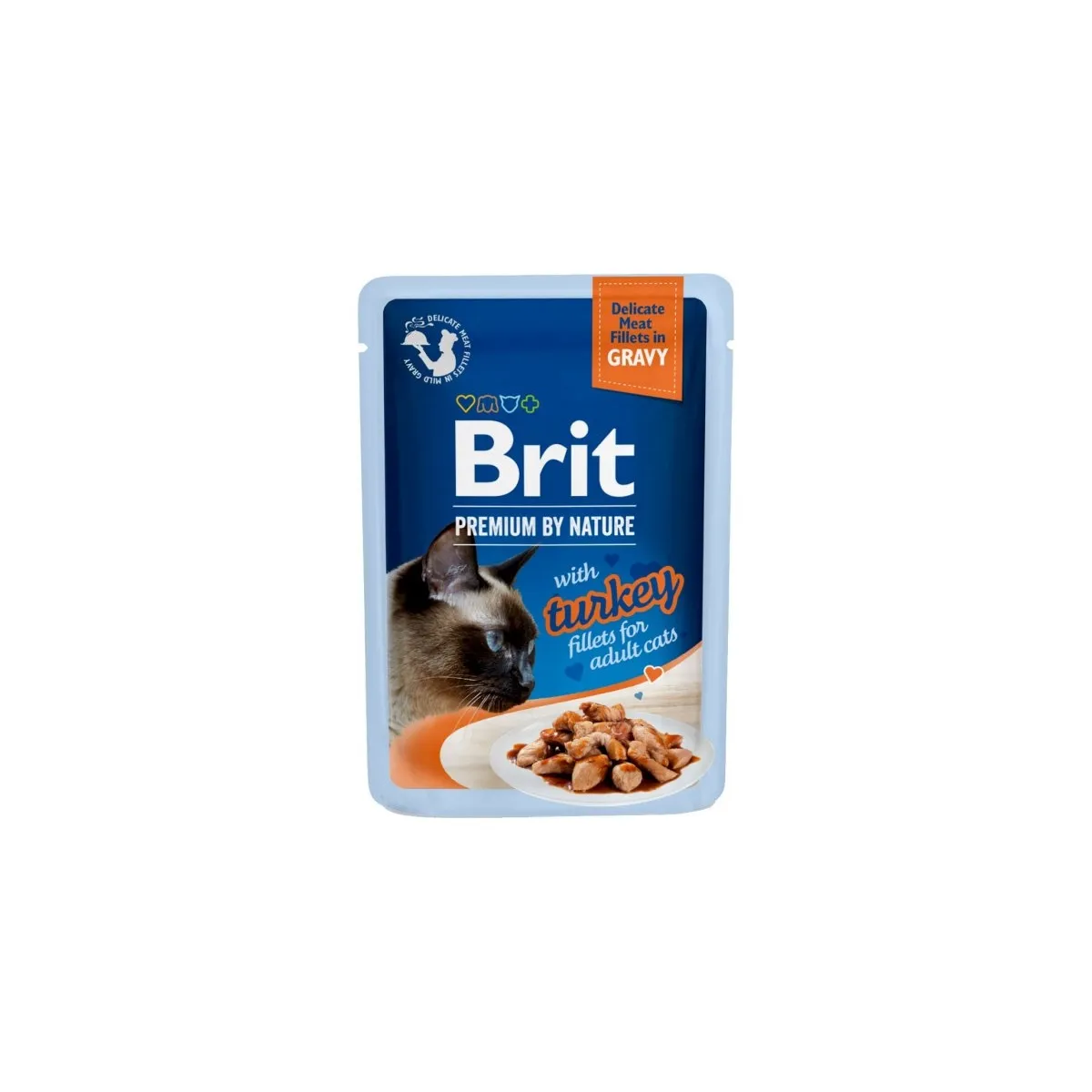 Brit Premium Delicate kassi einekotike, kalkun kastmes, 85 g - Tootepilt