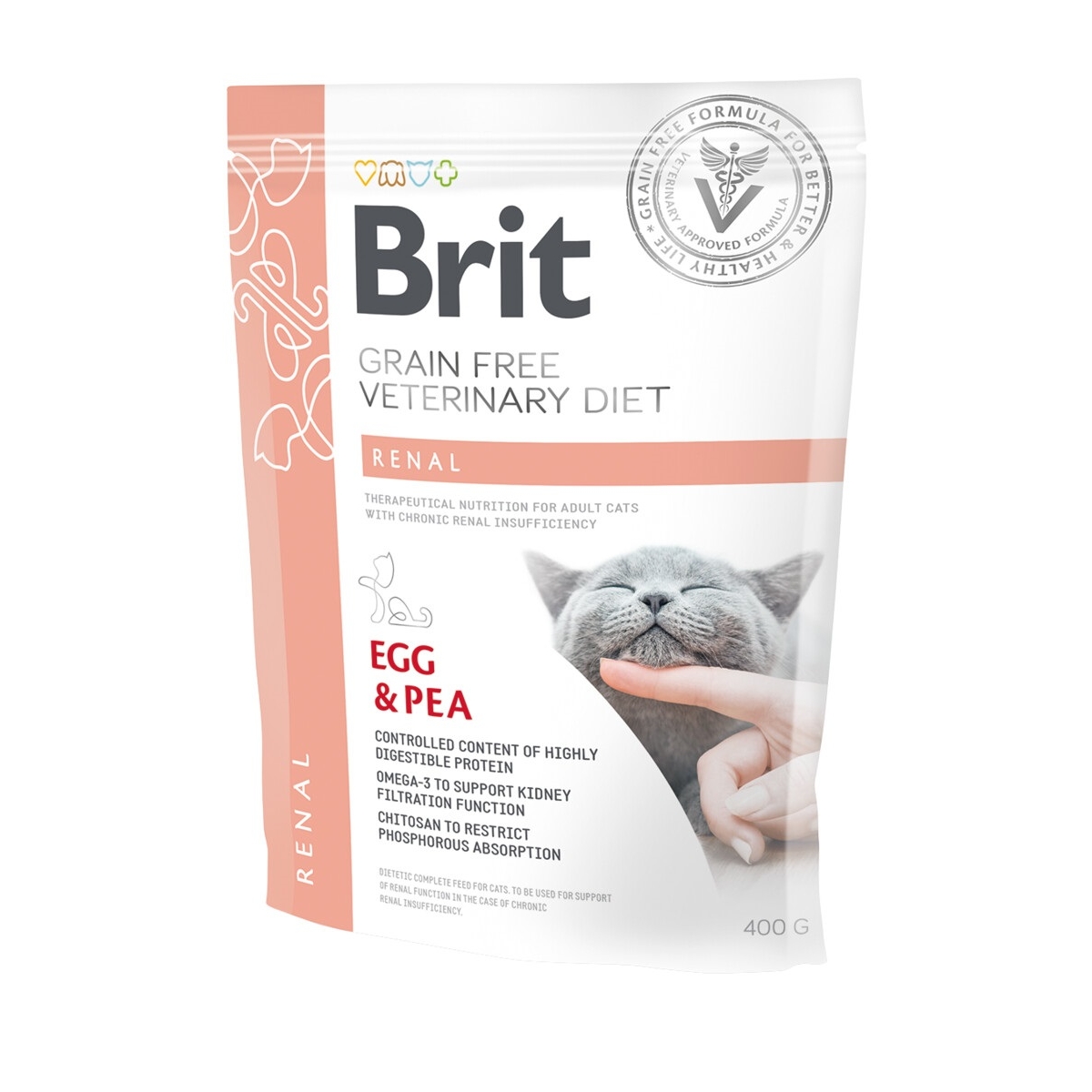 Brit GF Renal erisööt kassile, 400 g - Tootepilt