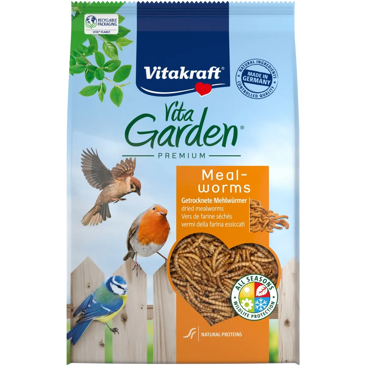 Vitakraft Mealworms lindude maius, 200 g - Tootepilt