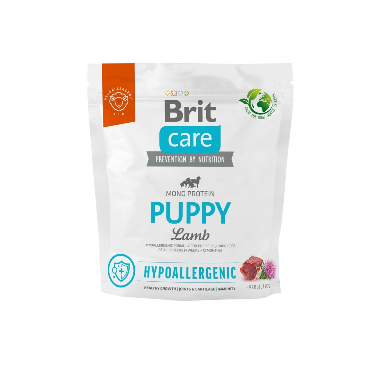 Brit Care kutsika kuivtoit, lammas/riis, 1 kg - Tootepilt