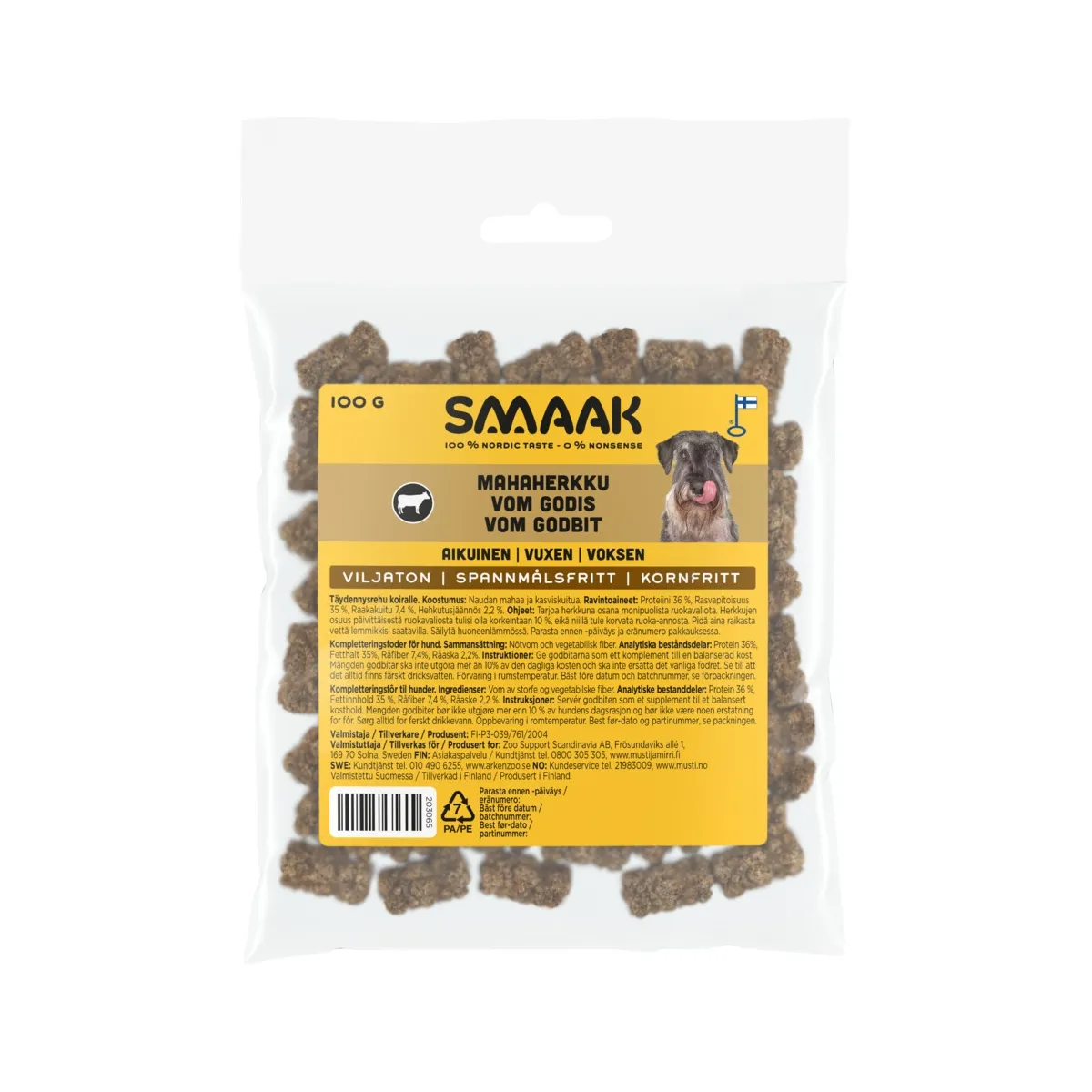 SMAAK koera maius, veisemagu, 100 g - Tootepilt
