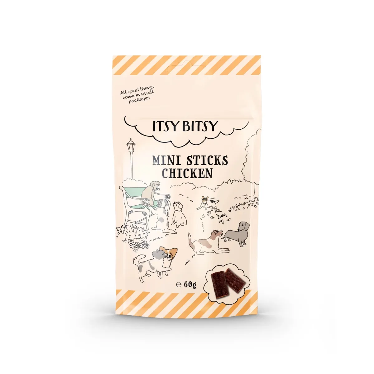 ItsyBitsy koera maius, minipulgad kanaga, 60 g g - Tootepilt