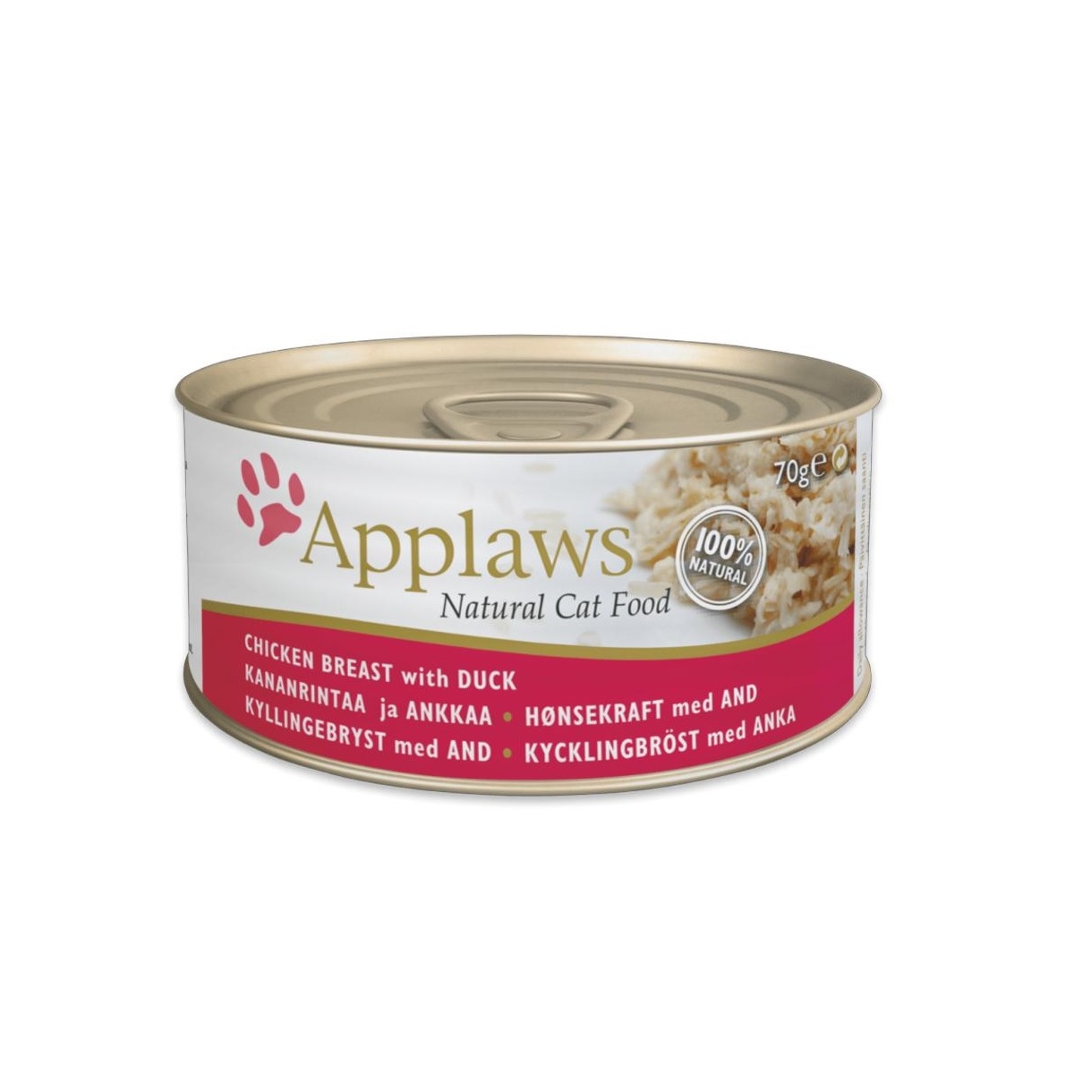 Applaws konserv kassidele, kana - ja pardilihga, 70 g