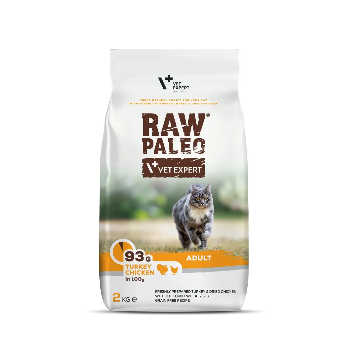 RAW PALEO KASSI TÄISSÖÖT KALKUN/KANA 2KG - Tootepilt