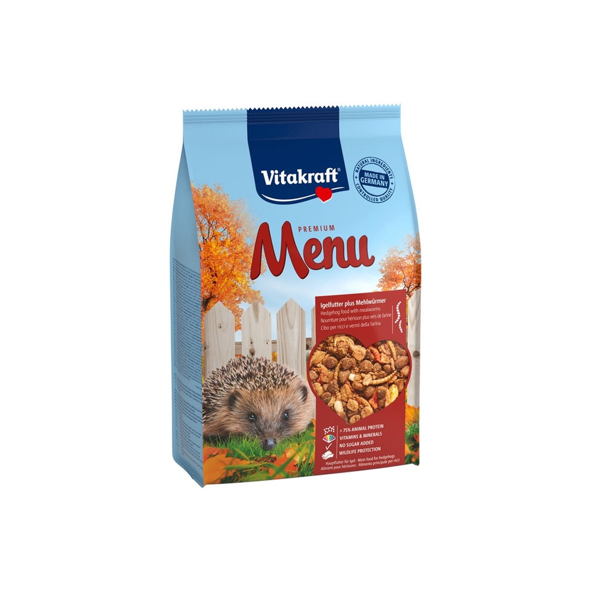 Vitakraft Menu täissööt siilidele, 600 g - Tootepilt