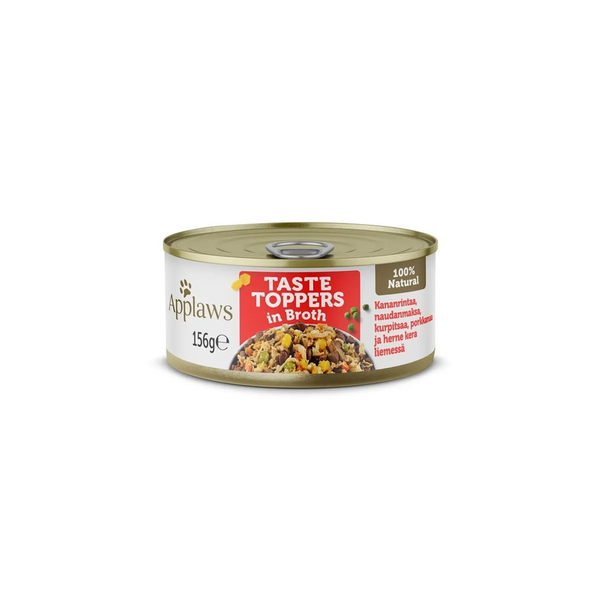 Applaws Taste Toppers konserv koertele kana ja veisemaksaga, 156g - Tootepilt