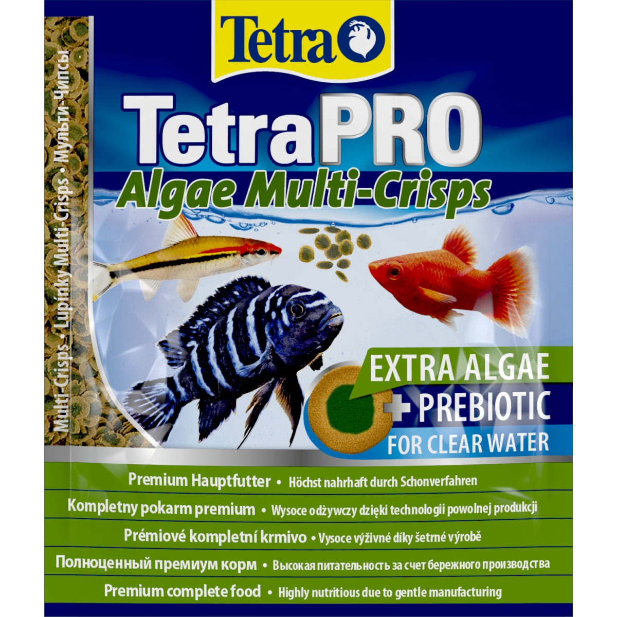 Tetra kalade täissööt Tetrapro Algae Multi-Crisps 12 g - Tootepilt