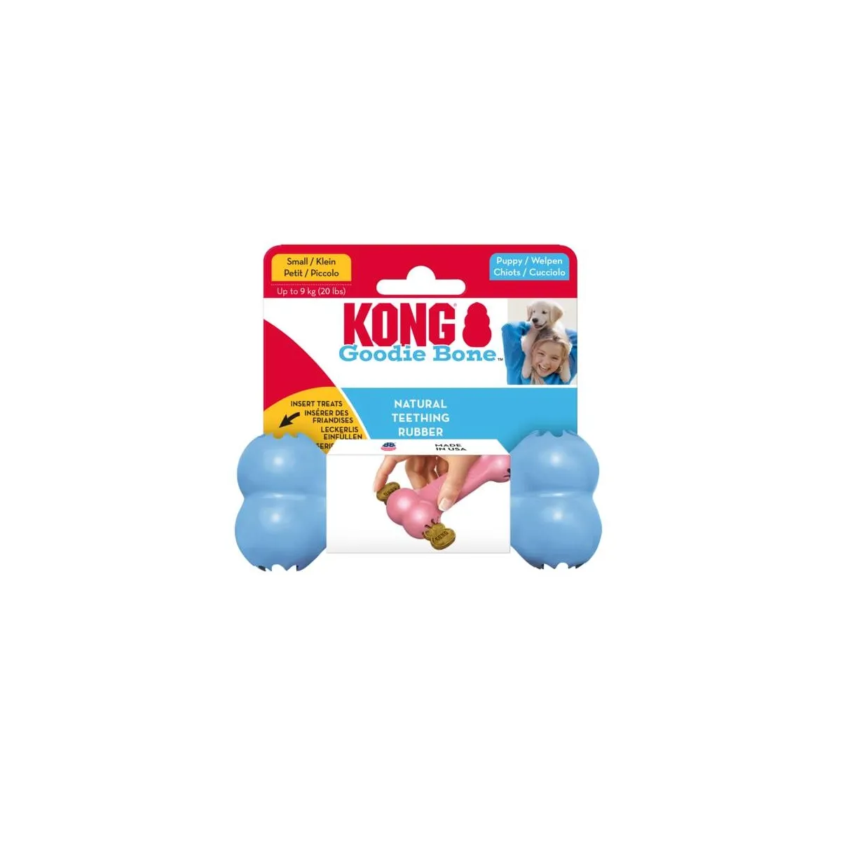 KONG Puppy Goodie Bone kutsika mänguasi, S - Tootepilt