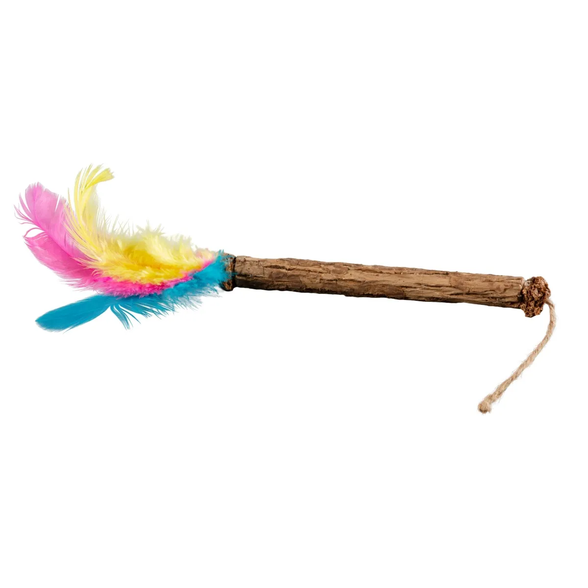 Little & Bigger kassi mänguasi, Matatabi pulk sulgedega, 20 cm - Tootepilt