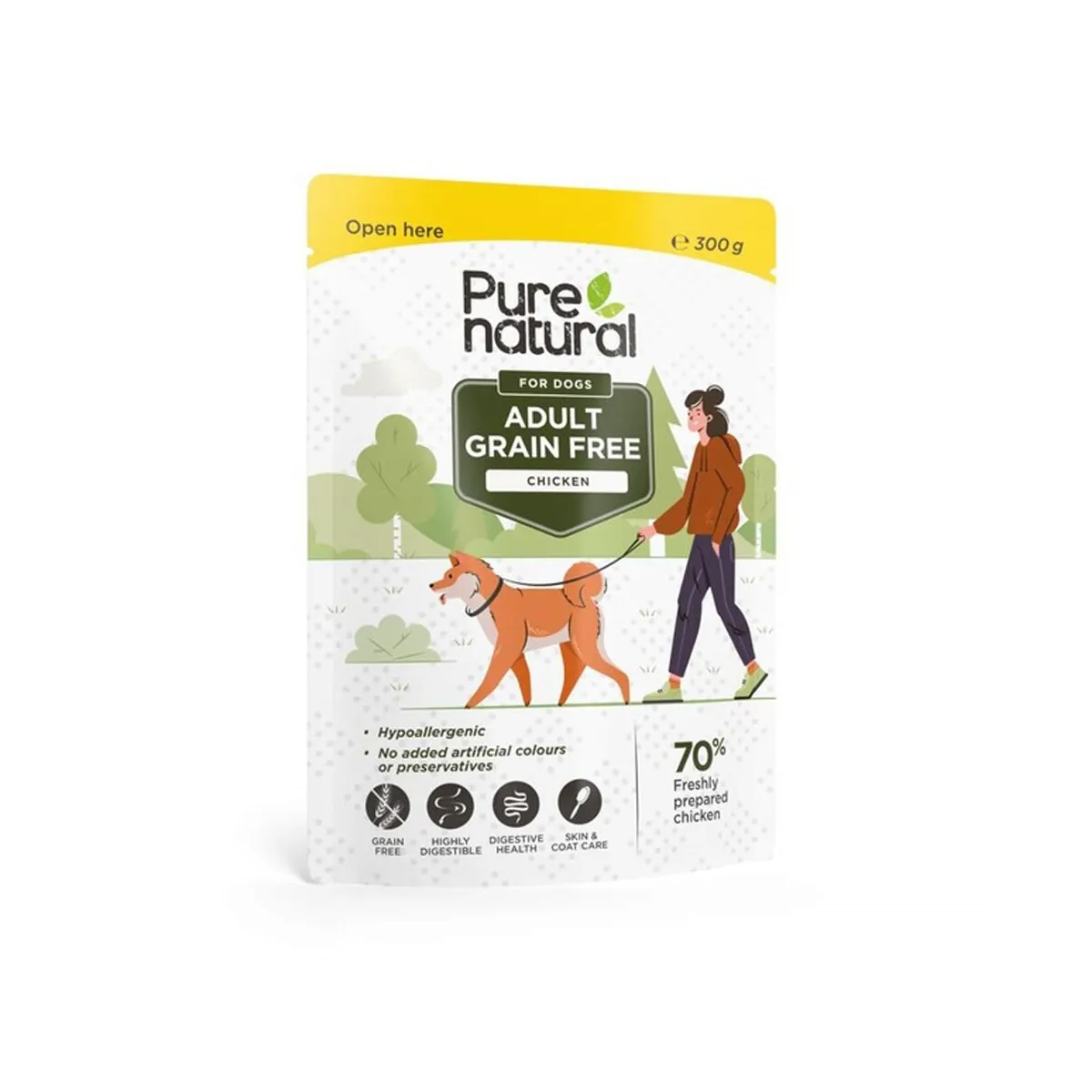 Purenatural koera einekotike, kana, teraviljavaba, 300 g - Tootepilt