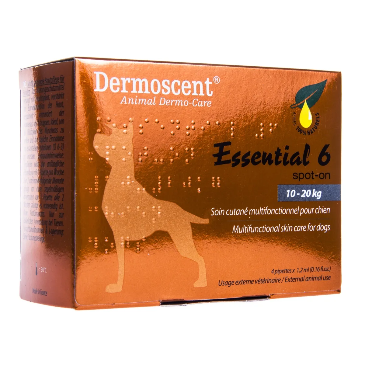 DERMOSCENT ESSENTIAL6 SPOT-ON DOG 10-20KG 1,2ML N4 - Tootepilt