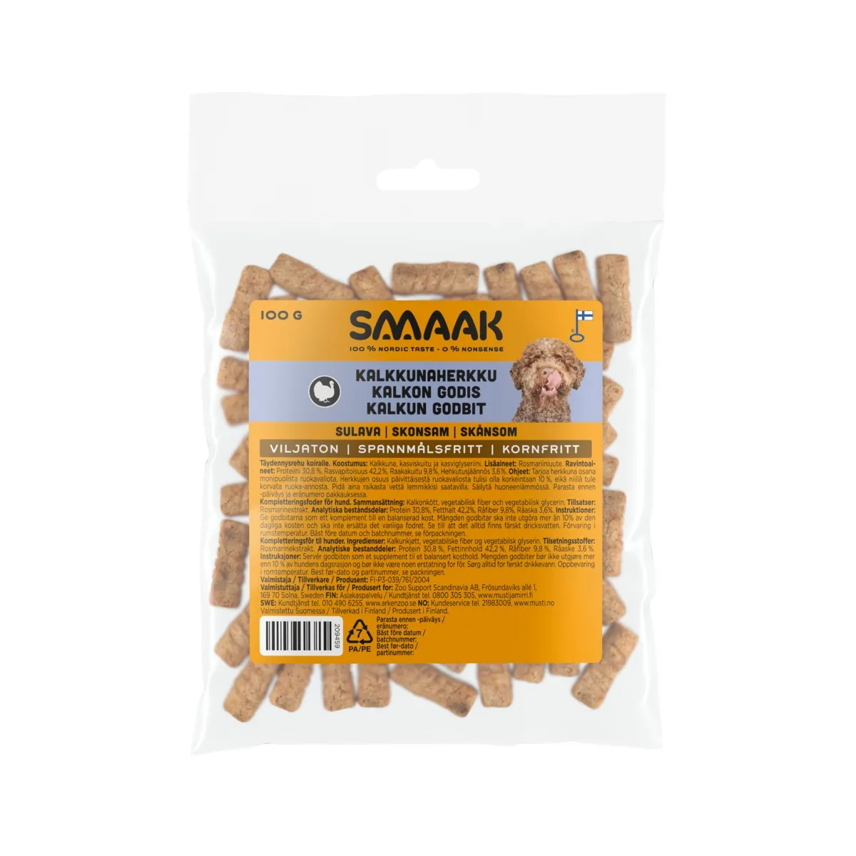 SMAAK koera maius, kalkun, 100 g - Tootepilt