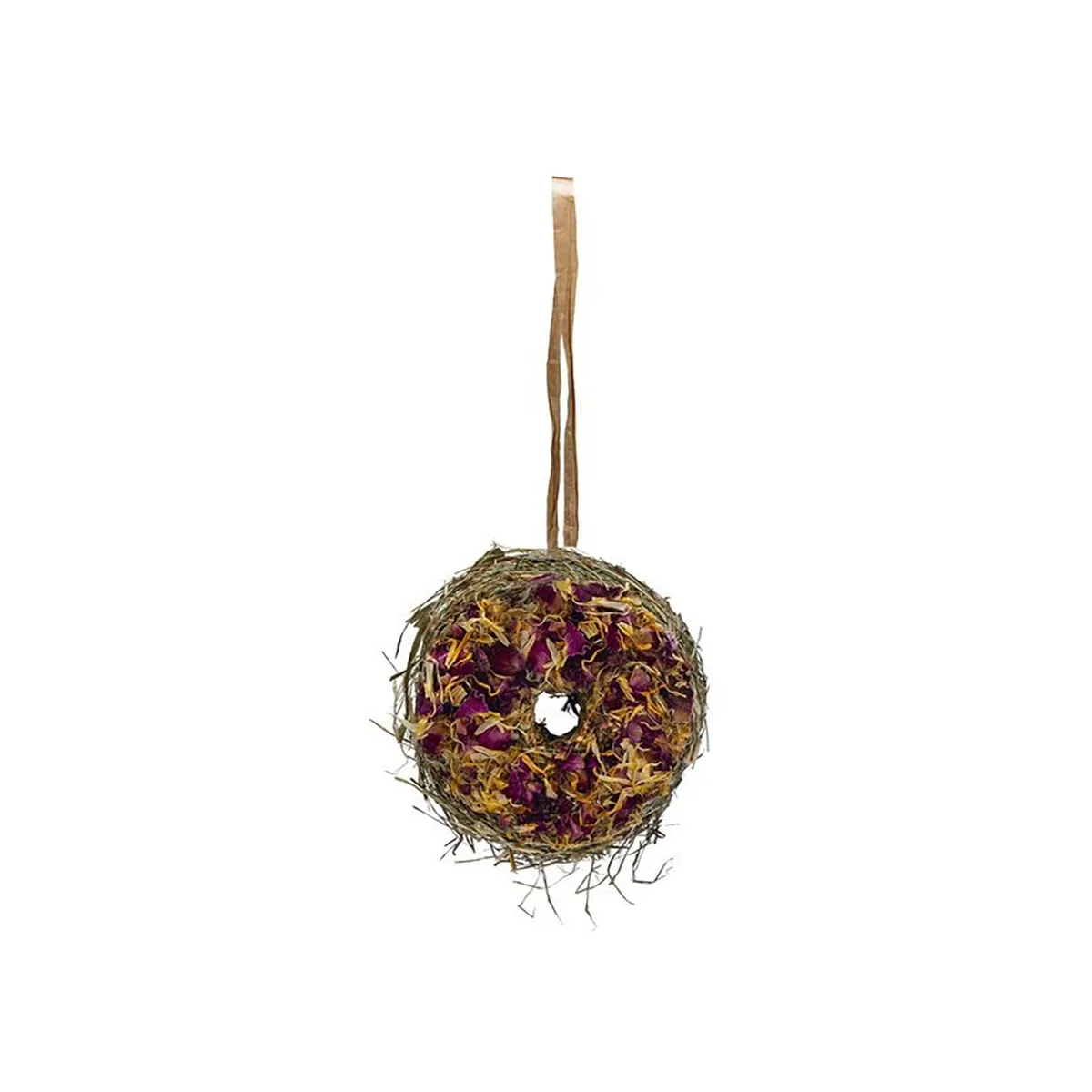 Beeztees väikelooma heinamaius Donut Rose Marigold - Tootepilt 1
