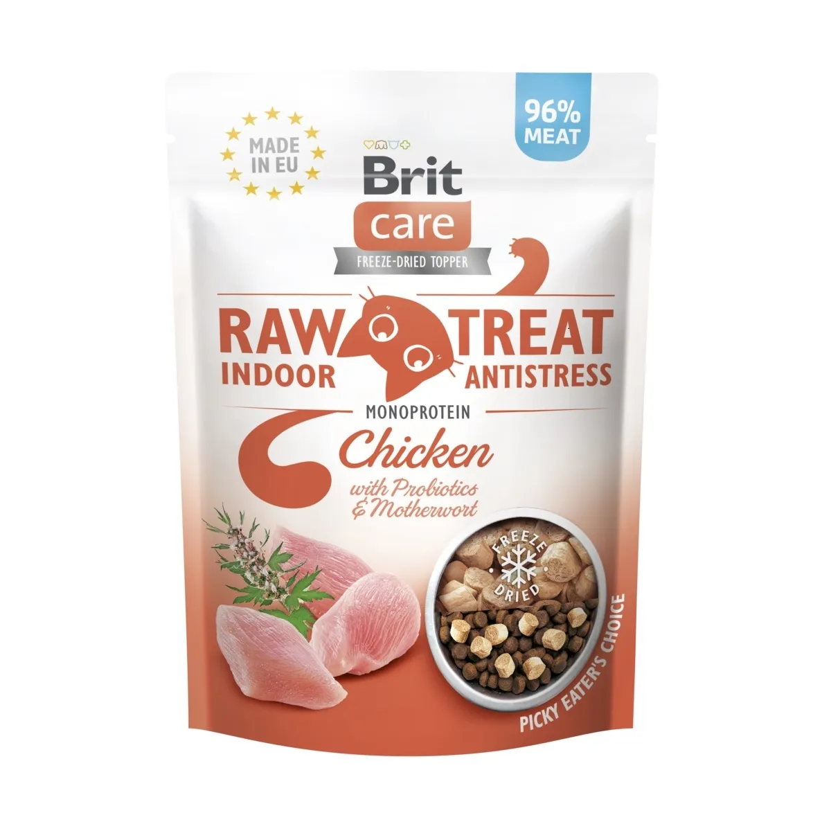 Brit Care Antistress külmkuivatatud maius kassile, kana, 40 g - Tootepilt
