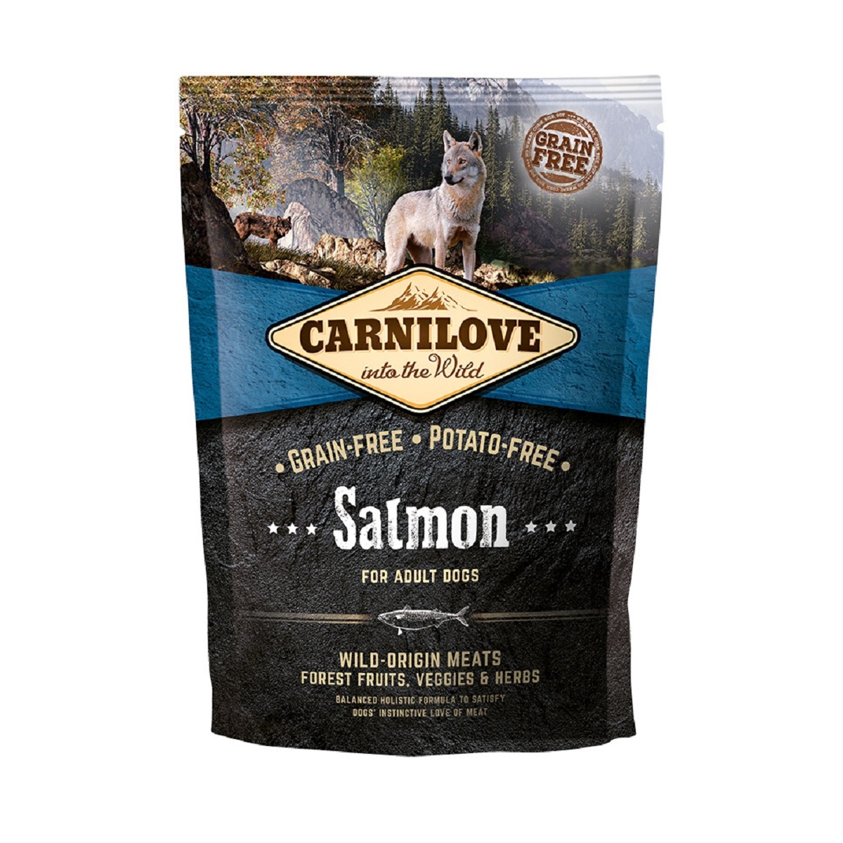 Carnilove koera kuivtoit, lõhe, 1,5 kg - Tootepilt