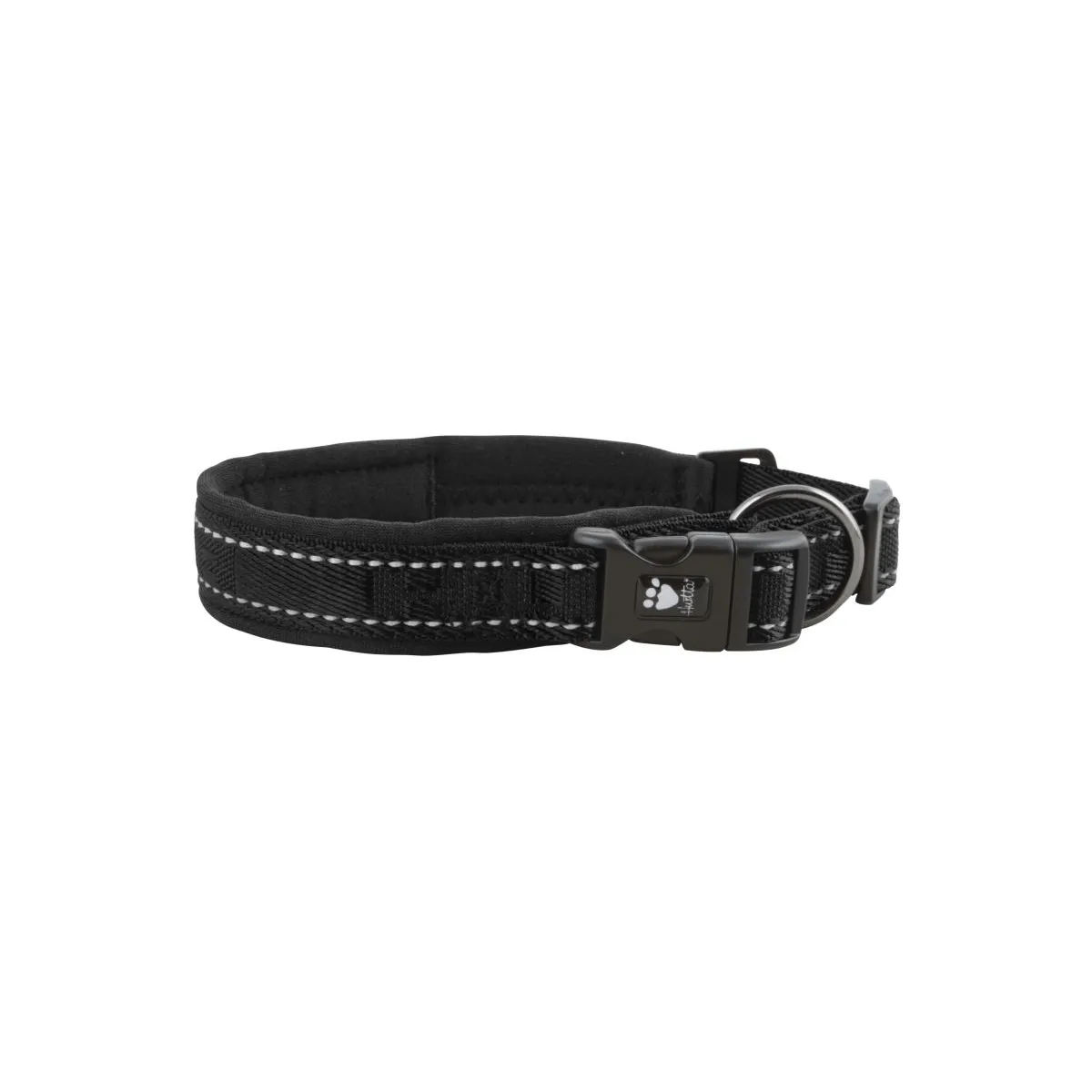 Hurtta Casual koerte kaelarihm, 25-35 cm, must - Tootepilt