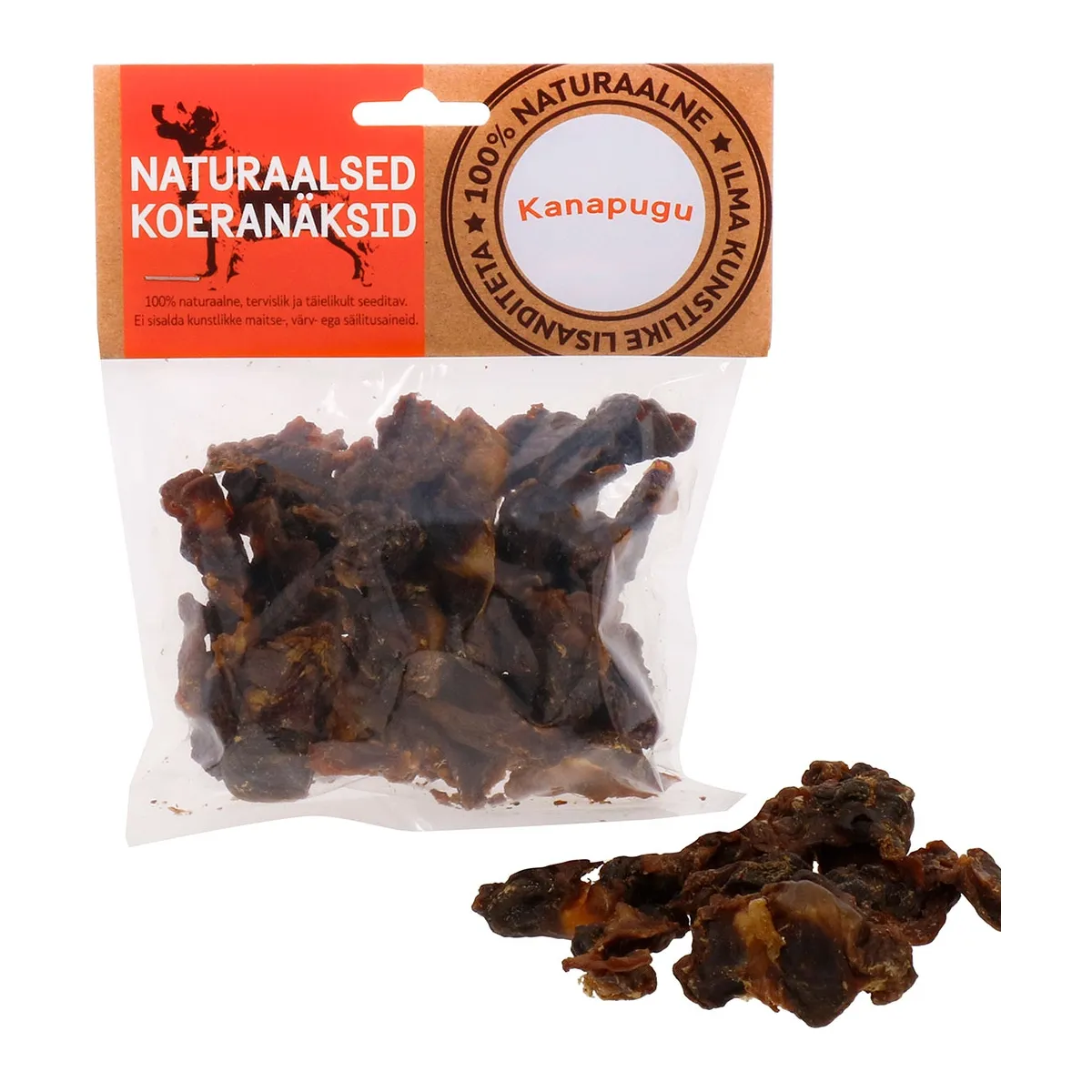 Naturaalne maius koertele, kanapugud 100 g - Tootepilt