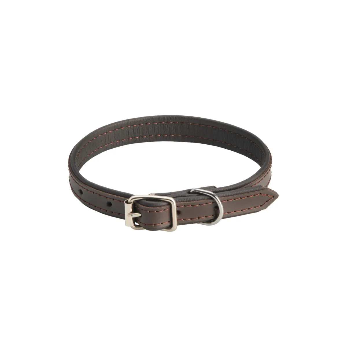 Feel nahast kaelarihm Basic, 1,8 x 50 cm, pruun - Tootepilt