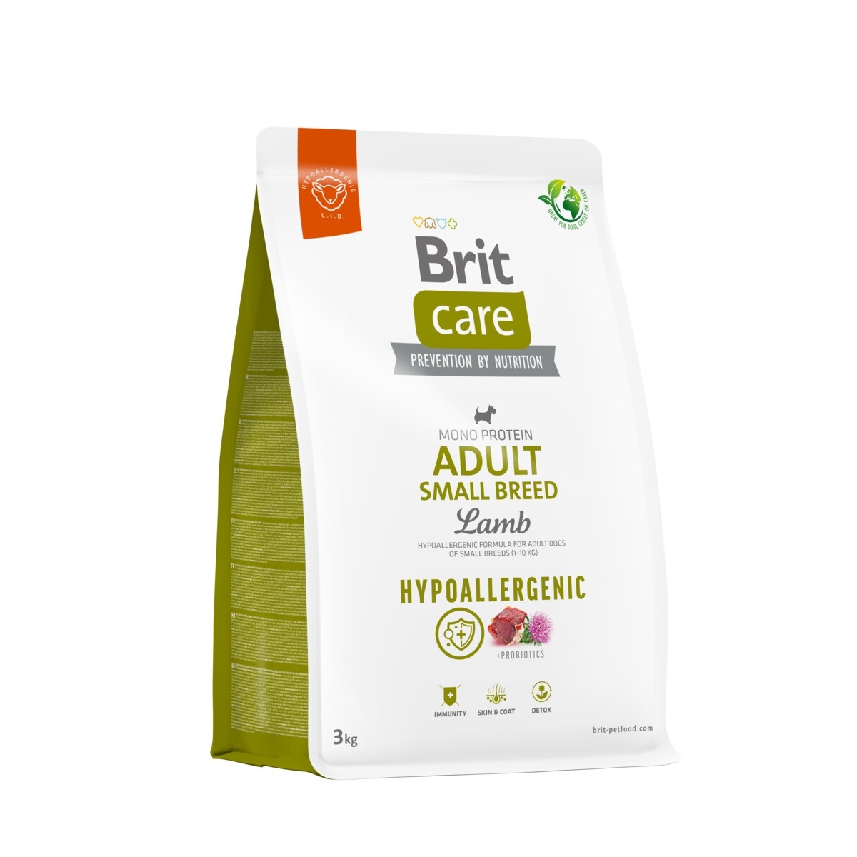 Brit Care kuivtoit väikest tõugu koerale, lammas/riis, 3 kg - Tootepilt