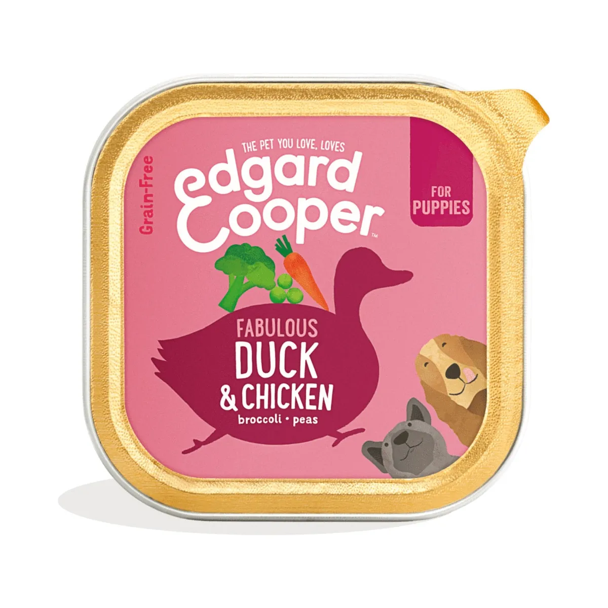 Edgard Cooper konserv kutsikale, pardi- ja kanalihaga, 300 g - Tootepilt