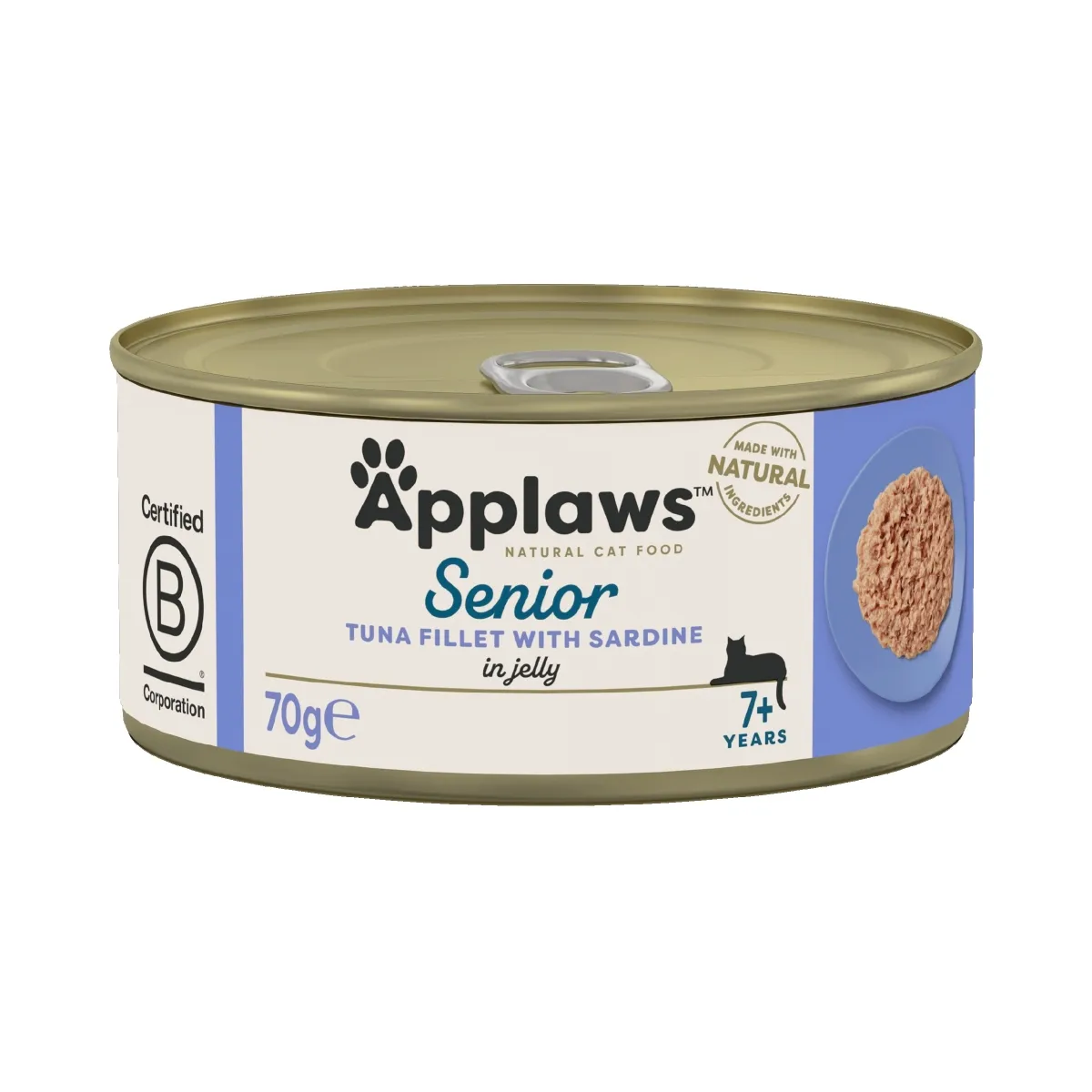 Applaws Senior kassi konserv tuunikala/sardiin 70 g - Tootepilt