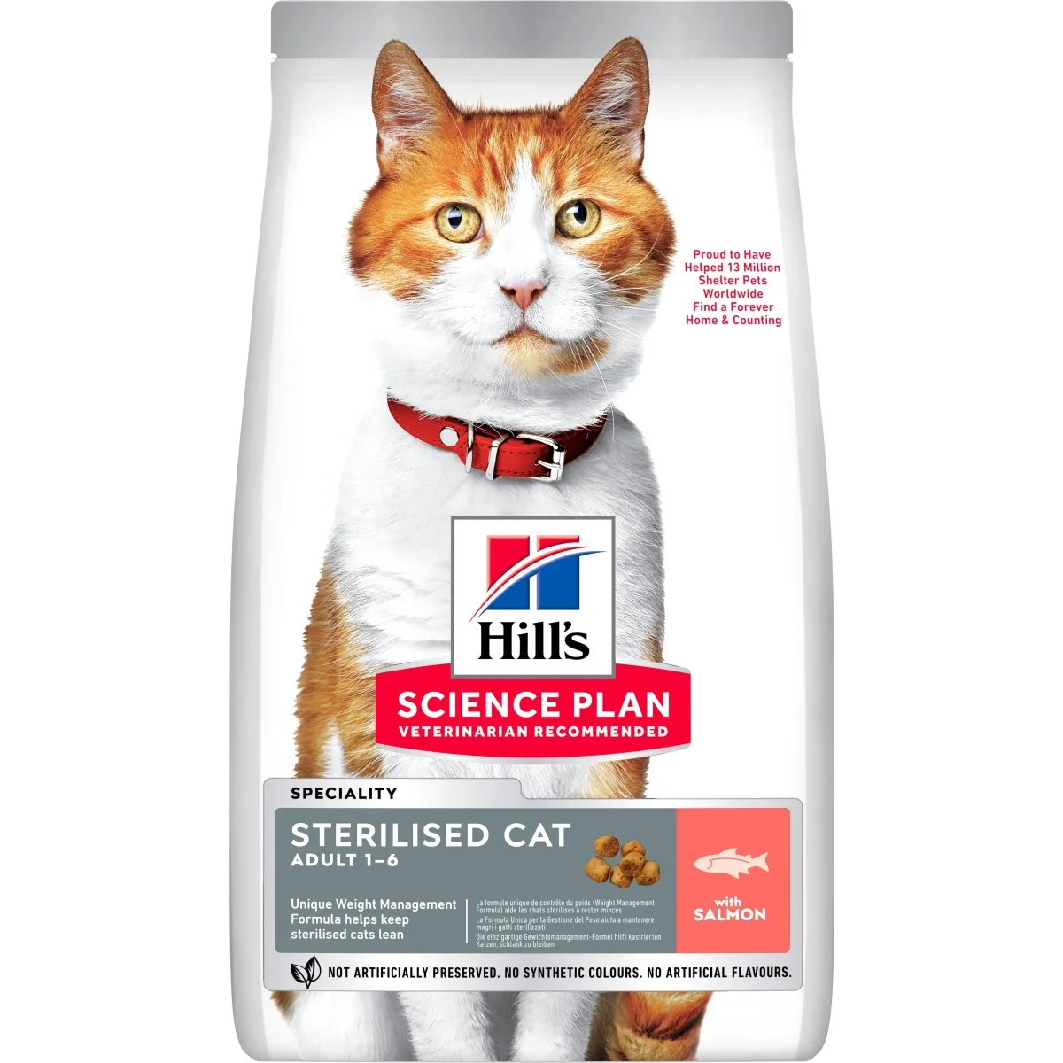 Hill's Science Plan Sterilized Adult kassi täissööt lõhega 3kg - Tootepilt