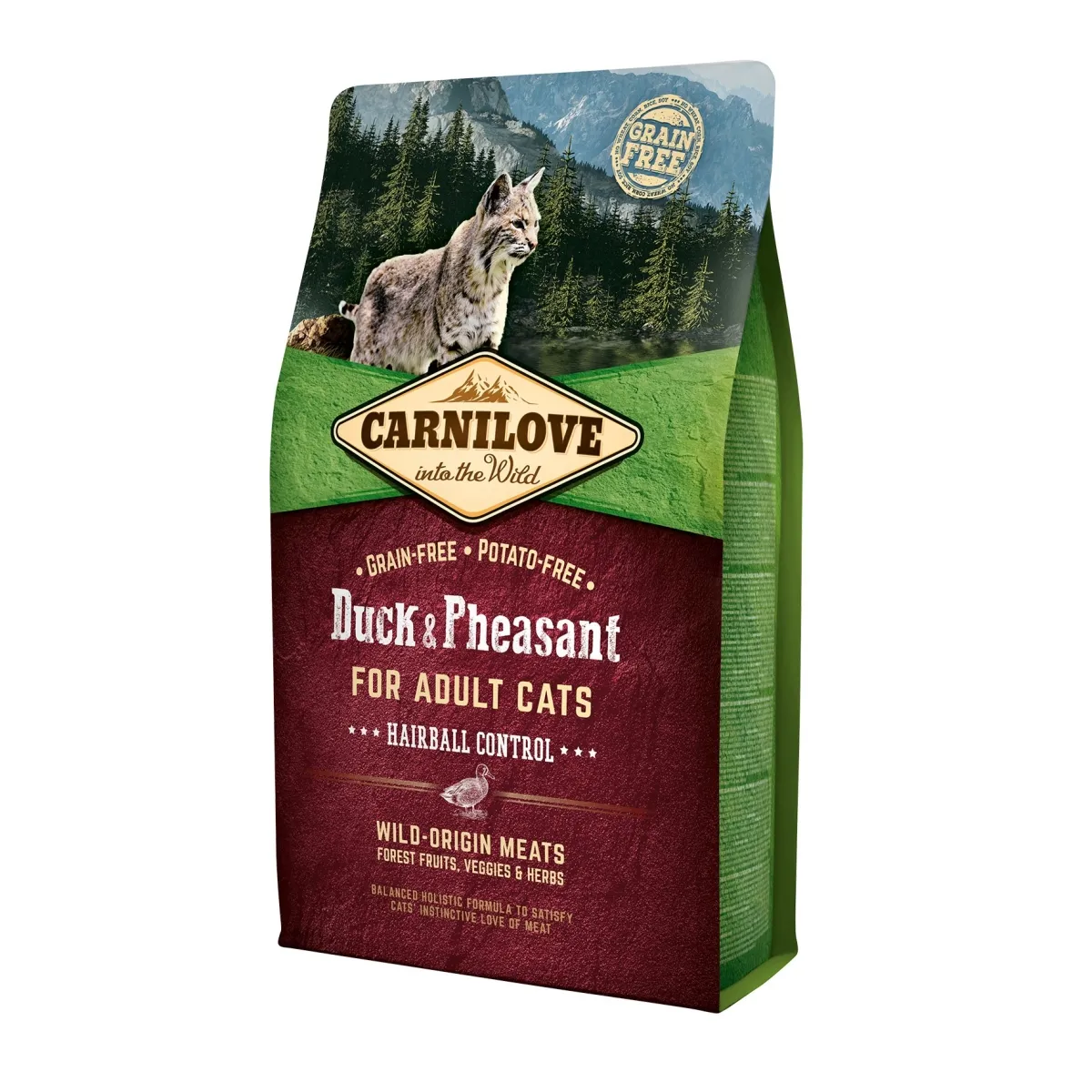 Carnilove Hairball kassi kuivtoit, part/faasan, 400 g - Tootepilt