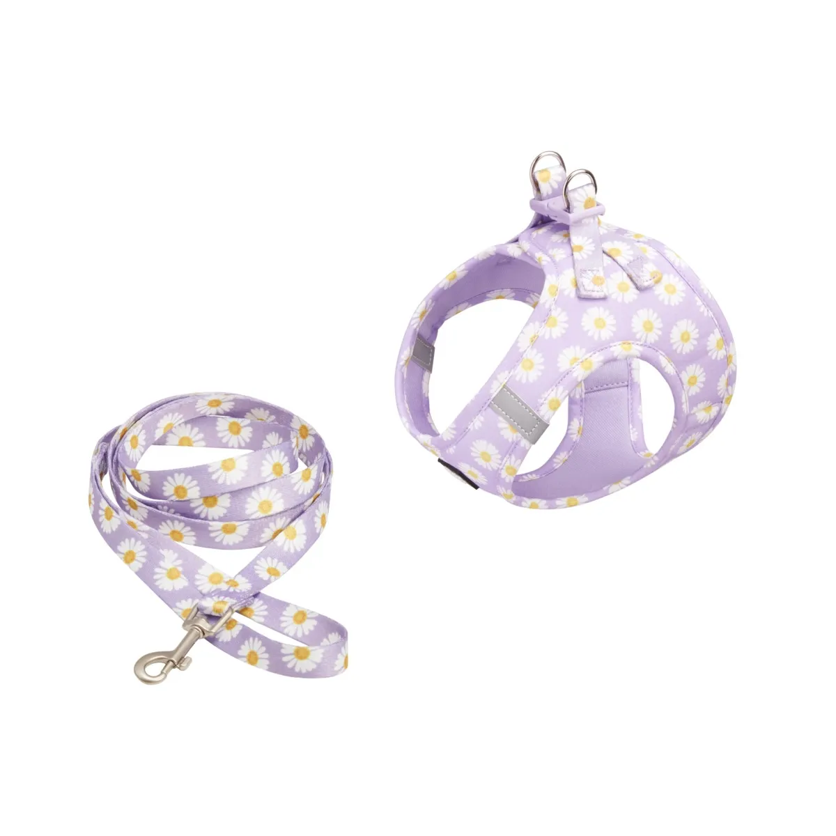 Basic kassi traksid ja jalutusrihm Daisy, M, lilla - Tootepilt