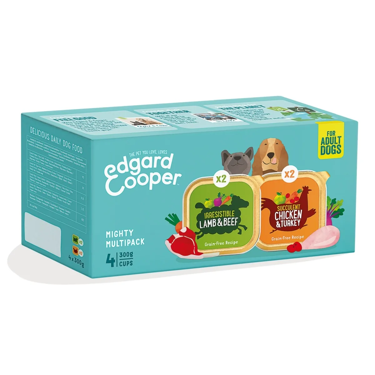 Edgard Cooper koerakonservide multipakk, 4 x 300 g - Tootepilt