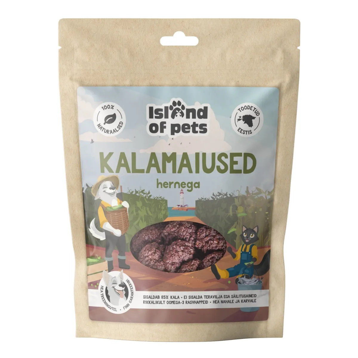 Island of Pets maius, kalamaius hernestega 80 g - Tootepilt 1