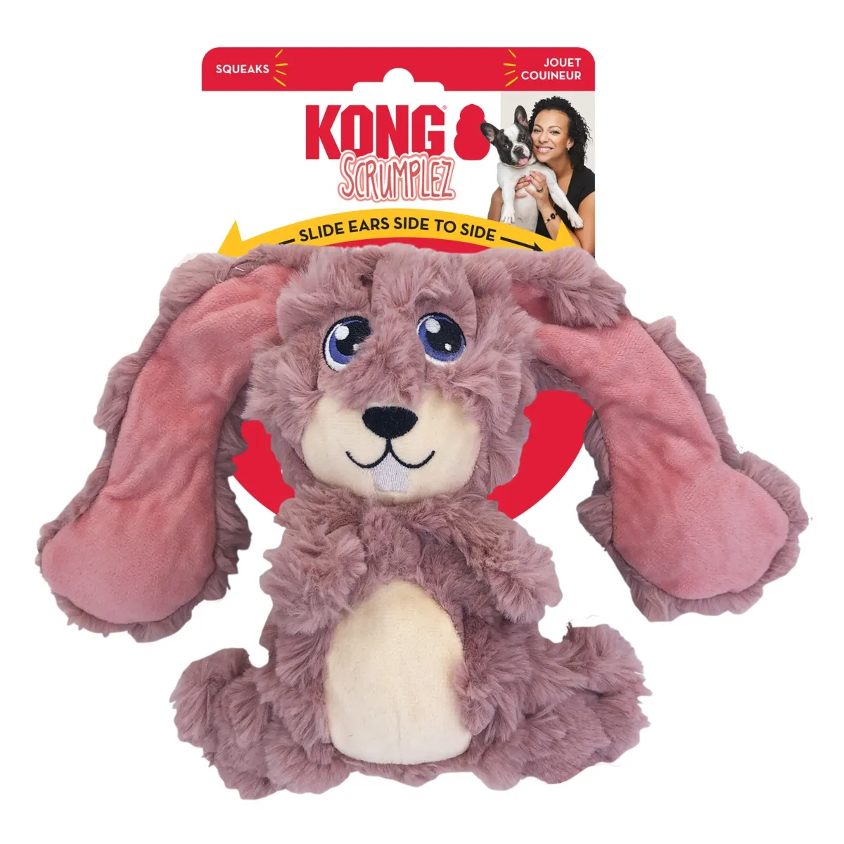 KONG Scrumplez Bunny koera mänguasi, M - Tootepilt