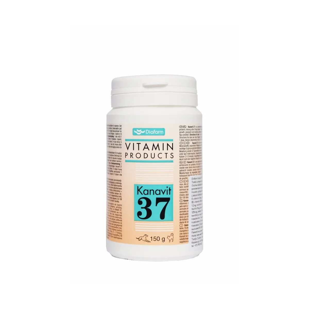 Diafarm Kanavit 37 toidulisand lemmikloomadele 150 g - Tootepilt