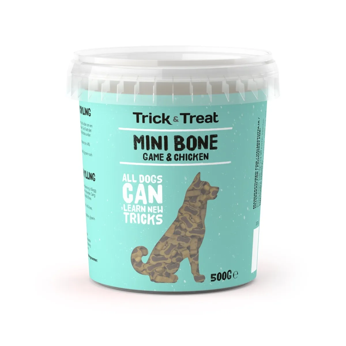 Trick&Treat Mini Bone treeningmaius koerale, uluk/kana, 500 g - Tootepilt