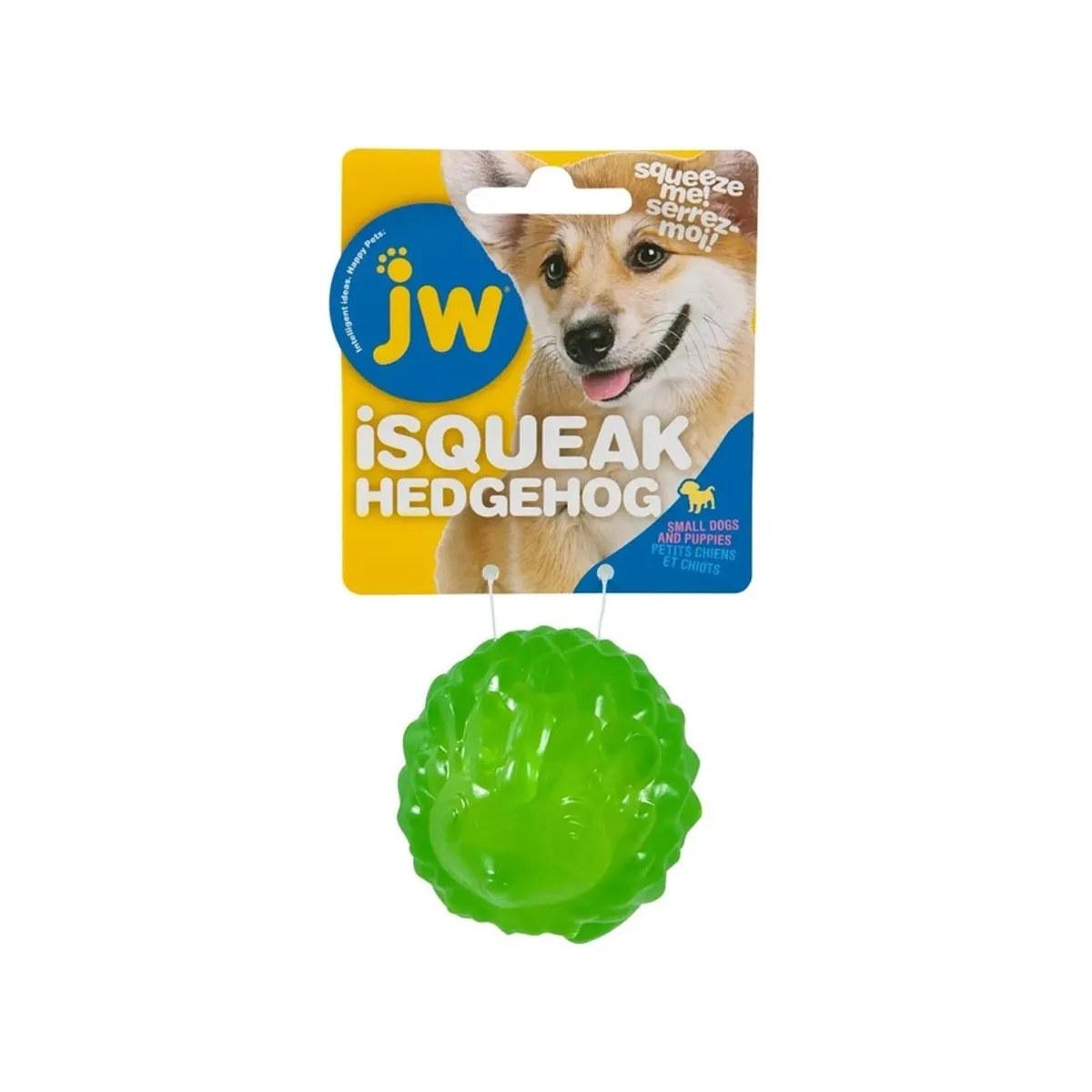 JW Hedgehog Squeaky pall S, koera mänguasi - Tootepilt 1