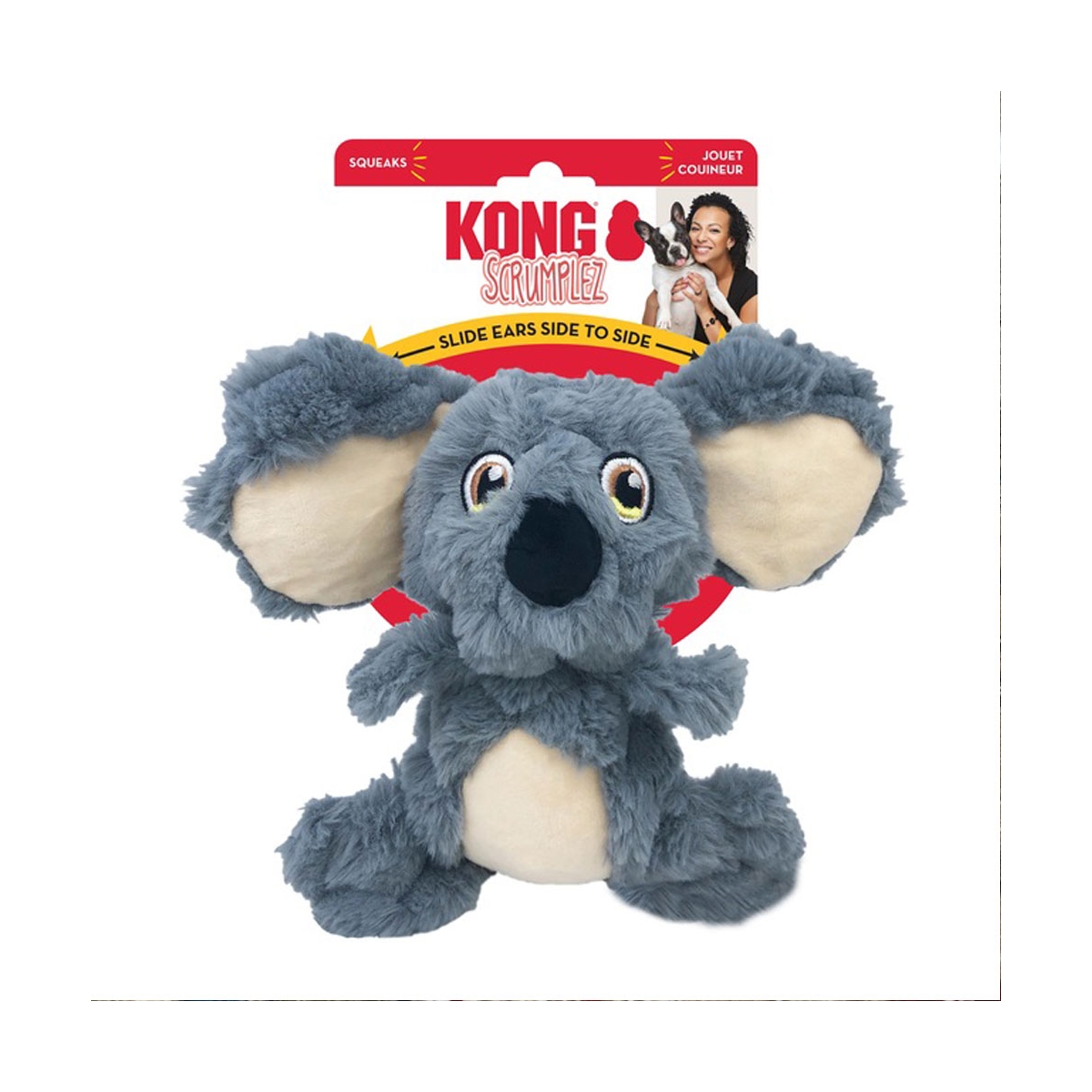 KONG Scrumplez Koala koera mänguasi, M - Tootepilt